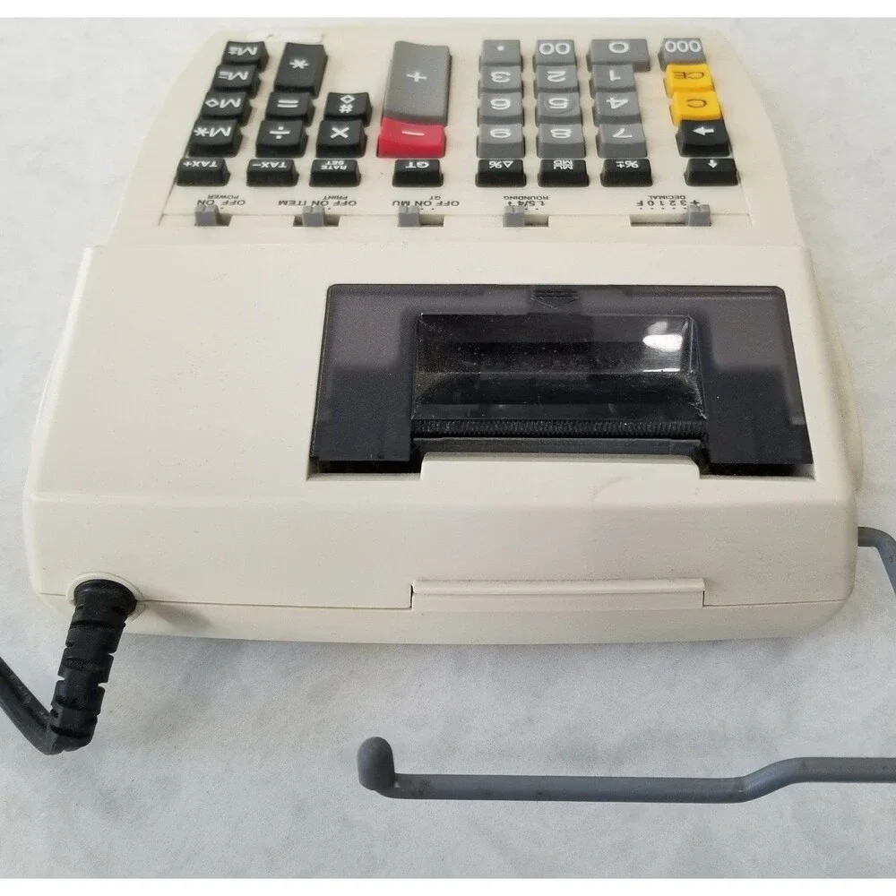 Canon p100-dh 12 characters printing Calculator works